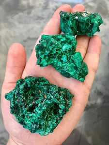 Raw Malachite Stone - Velvet Malachite Crystal - Natural Rough Malachite Cluster