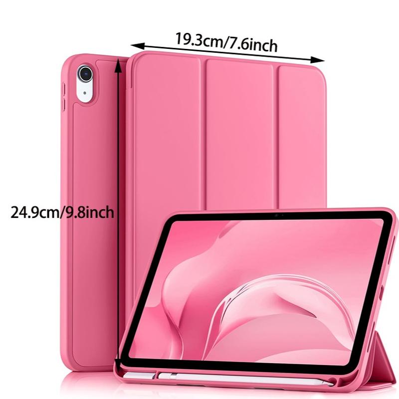 iPad Tablet Case Compatible with iPad (A16) 11th Generation Case 11 Inch 2025, for iPad 10th Generation Case 10.9 Inch 2022 with Pencil Holder, Slim Trifold Stand Protective Cover with Soft TPU Back