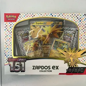 Pokemon Zapdos scarlet and violet 151 box