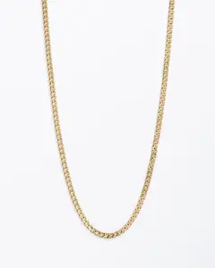 Cuban Chain, Gold (3mm) Cuban Chain, Gold (3mm)