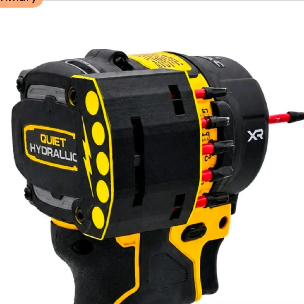 DrillPod Magnetic Bit Holder for DEWALT DCF870B Impact Driver | 5-Bit Side Mount Organizer