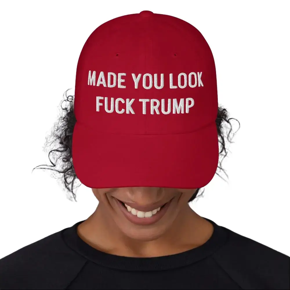 Not a MAGA Adjustable Comfort-Fit Red Baseball Cap
