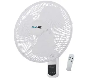 FanFair 16" 3 Speed Wall Fan w/ Remote