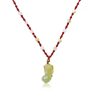 Attract Fortune and Protection with the Pi Yao Jade Pendant Necklace