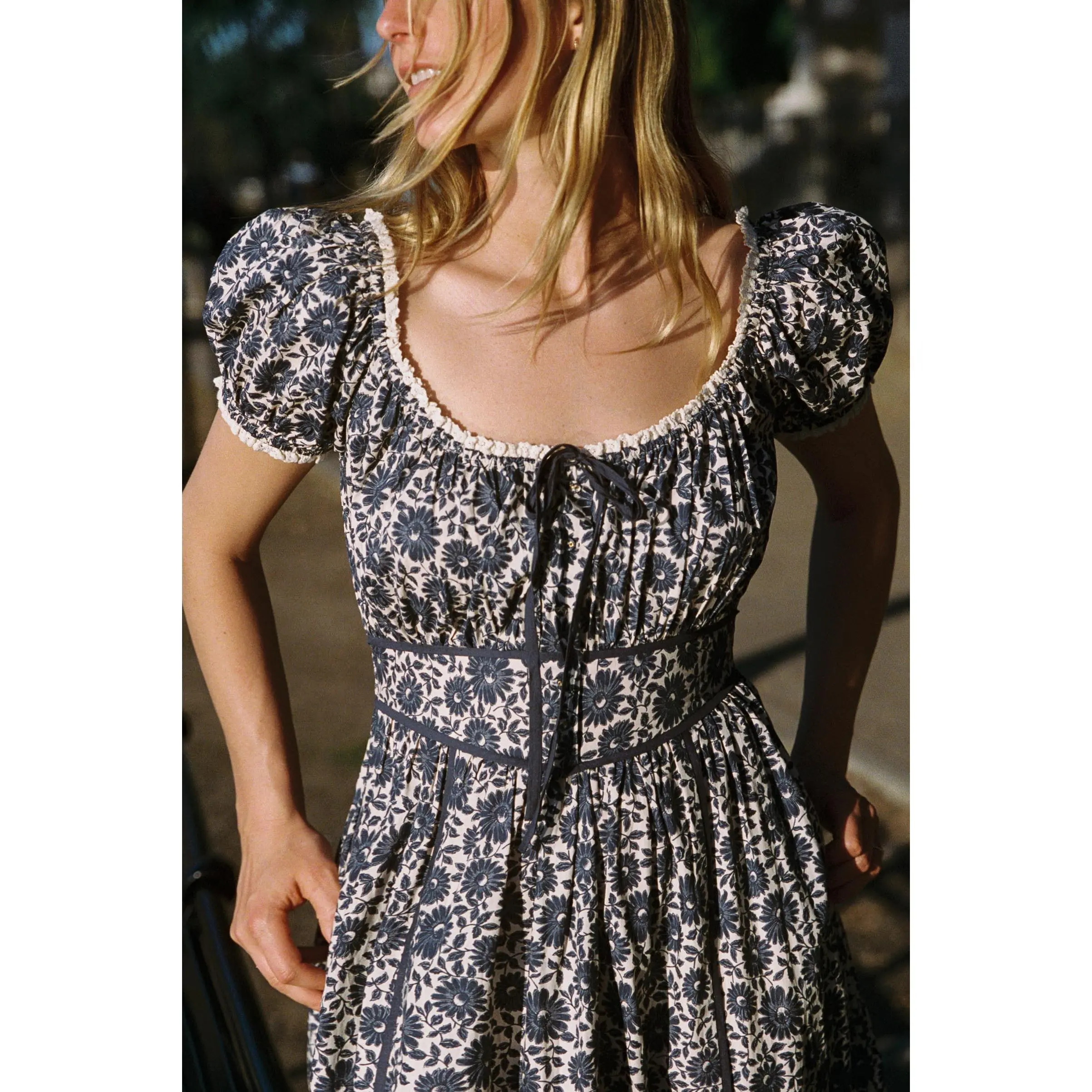The Carlotta Dress | Aster Fields Navy