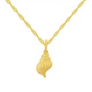 EVRY JEWELS Gold or Silver Plated Women's Sandy Necklace