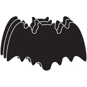 SHAPES ETC. Large Single Color Creative Foam Cut-Outs - Bat