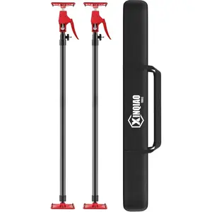 Cabinet Jacks for Installing Cabinets, Light Duty Third Hand Tools Adjustable Support Pole from 45 in to 113.6 in, 2 count