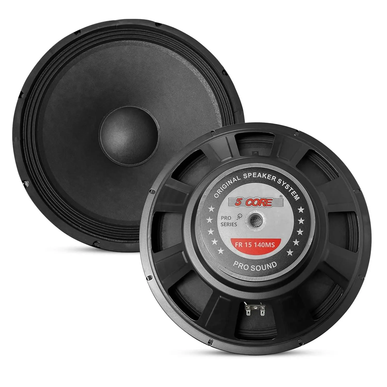 5 Core 15" Subwoofer Speaker 2000W Full Range PA DJ Audio Sub Woofer 8Ohm Bass Replacement Driver