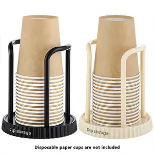 Cup Holder, 1 Count Multifunctional Cup Storage Rack Organizer, Disposable Cup Holder, Household Coffee Tea Cup Holder, Home Kitchen Supplies