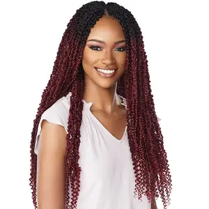 Sensationnel Synthetic Lulutress Crochet Braid - 2X SKINNY PASSION TWIST 18-24"