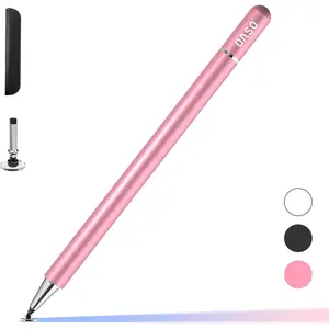 Pen for  Tablet, Capacitive Disc Tip Stylus Pencil &  Cap Compatible with  iPad pro/iPad 6/7/8th/,  Galaxy Tab A7/S7, Chromebook/  ()