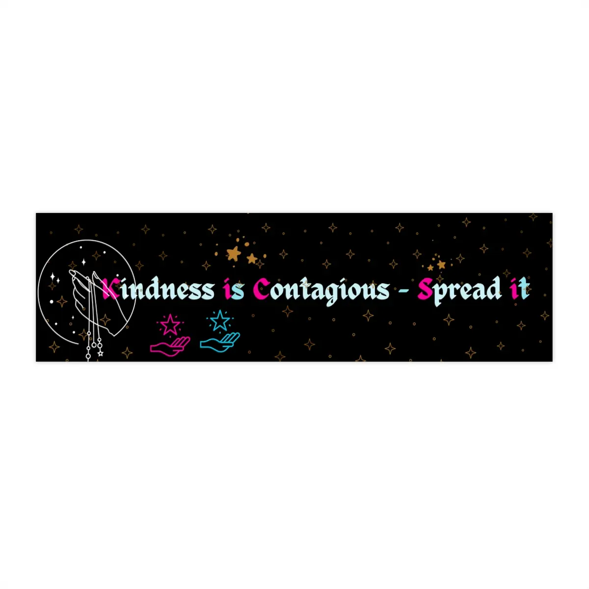 Spread the Spark – Kindness is Contagious Bumper Stickers