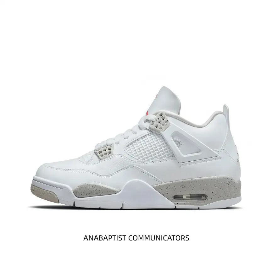 Leather mesh hybrid casual hoop shoes grey speckled midsole visible air cushion smooth upper daily versatile street kicks