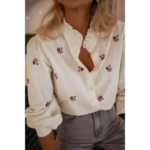 Ecru Floral Solena Shirt