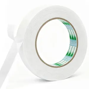 Double Sided Fabric Tape Heavy Duty - 0.6" x 65FT  Adhesive Hem Tape for Clothing, No  Removable Fabric Glue Tape for Sewing, Crafts, Curtains, DIY & Temporary Hemming