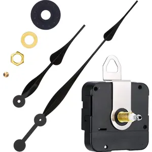 Hicarer High Torque Quartz Clock Movement Clock Mechanism Replacement with Hands Spade Long 12 Inch for DIY Clock