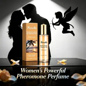 Women's Coconut Pheromone Perfume, Infused with Exclusive Pheromone Attraction Formula, Extra Long Lasting All-Day Wear, Creamy Coconut Fruity Floral Woody Musk Scent, Specially Designed for Her, Make Him Irresistibly Addicted to You, Share \100ml\3.38oz