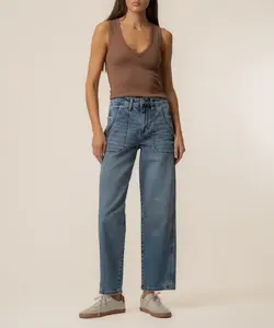 Ashton High Rise Wide Leg Barrel, Exclusive in Tolerable Wash