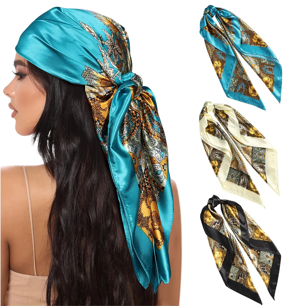 Paisley(blue/Black/Beige)