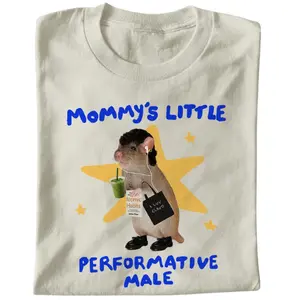 Mommy's Little Performative Male - Unisex T Shirt, Performative Male, Rat T Shirt, Funny Rat Shirt, Relatable T Shirt, Matcha T Shirt
