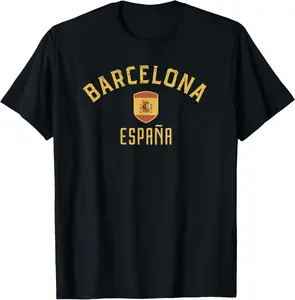 100% Cotton Barcelona Espana - Barcelona Spain T-Shirt