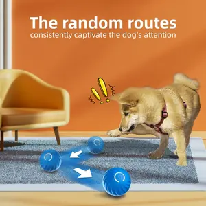 Four angels-Rechargeable Interactive Dog Toy Ball – Fun Smart Toy for Dogs, Enhances Playtime with Bouncing Action-GTTQ mode boredom relief Automatic Rolling Ball