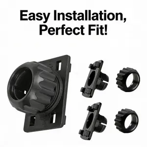 Replacement parts for 4 x 17mm ball-end sockets and 4-key locking nuts | Suitable for CarPlay and GPS