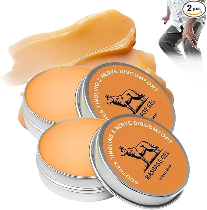 Biodancee Nerve Relief Balm | Magnesium Balm for Neuropathy, Natural Joint Care Soothing Massage Cream, Arnica Oil, Camphor Blue, Chamomile Extract 50ml (1)