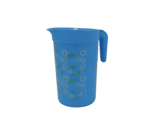 Tupperware 1 Gallon Daisy Pitcher with Infuser Included Blue and Sugar with Daisy Flowers