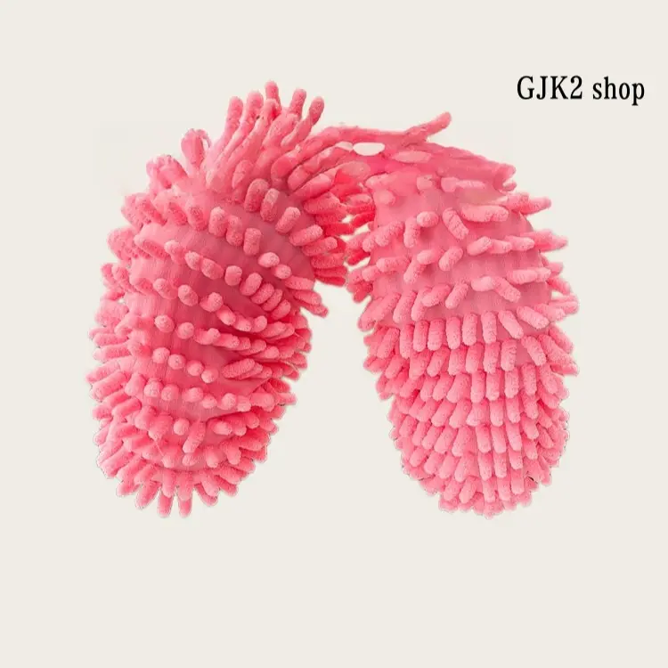 Lazy Cleaning Hack, Chenille Floor Cleaning Slippers, Reusable Dust Mop Socks, Multi-Use Covers for Shoes & Mop