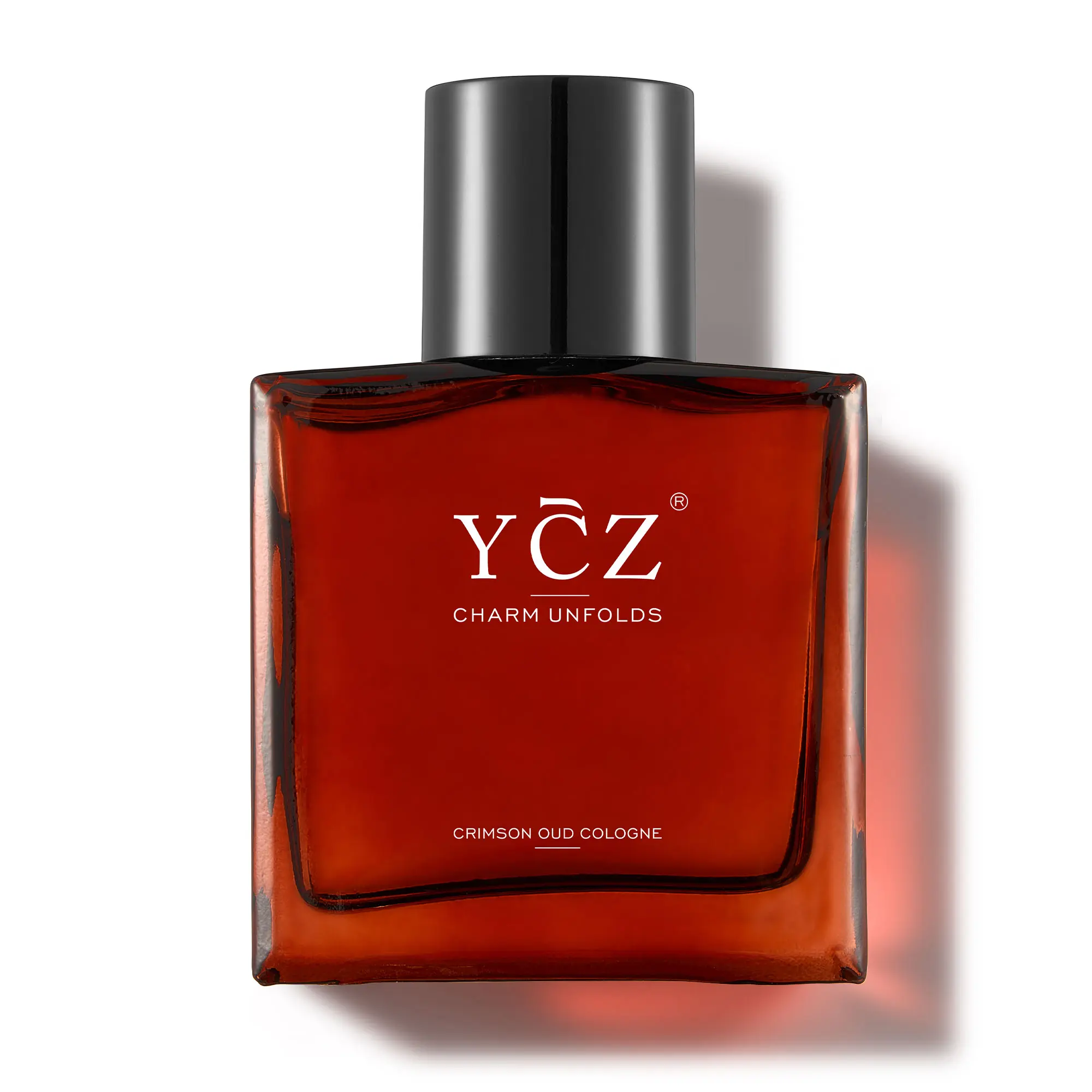 [YCZ] Crimson Oud Eau de Parfum 1.7 fl oz | Spicy Oriental Aroma | Composed Sophisticated Men Fragrance | Long-lasting Scent for Daily & Social Occasions, Embody Wisdom and Steady Inner Confidence | Vegan & Cruelty-Free