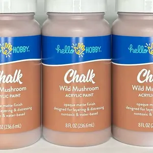 Wild Mushroom Acrylic Chalk Paint - Perfect for Your Hobbies