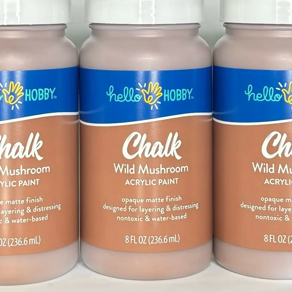 Wild Mushroom Acrylic Chalk Paint - Perfect for Your Hobbies