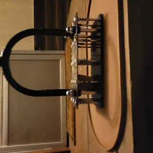 RIFPOD Lawn Aerator - Aerator Lawn Tool, Automatic Dirt and Leaf Clean Design, Heavy Duty Manual Lawn Aerator Tool with 15 Iron Spikes, Height Adjustable, Yard Grass Aerator for Lawn (Black)