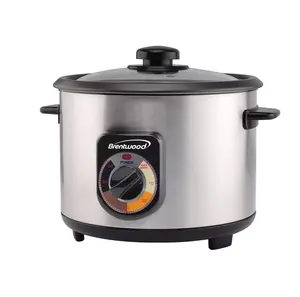 Brentwood Ts-1020s 10-Cup Stainless Steel Crunchy Persian Rice Cooker