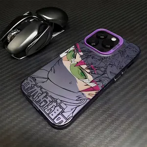 The Disastrous Life of Saiki K. Saiki Kusuo Purple Phone Case Shockproof Protective Cover for iPhone 17 16 15 14 13 12 11 Plus Anti Fall Matte Back Cover