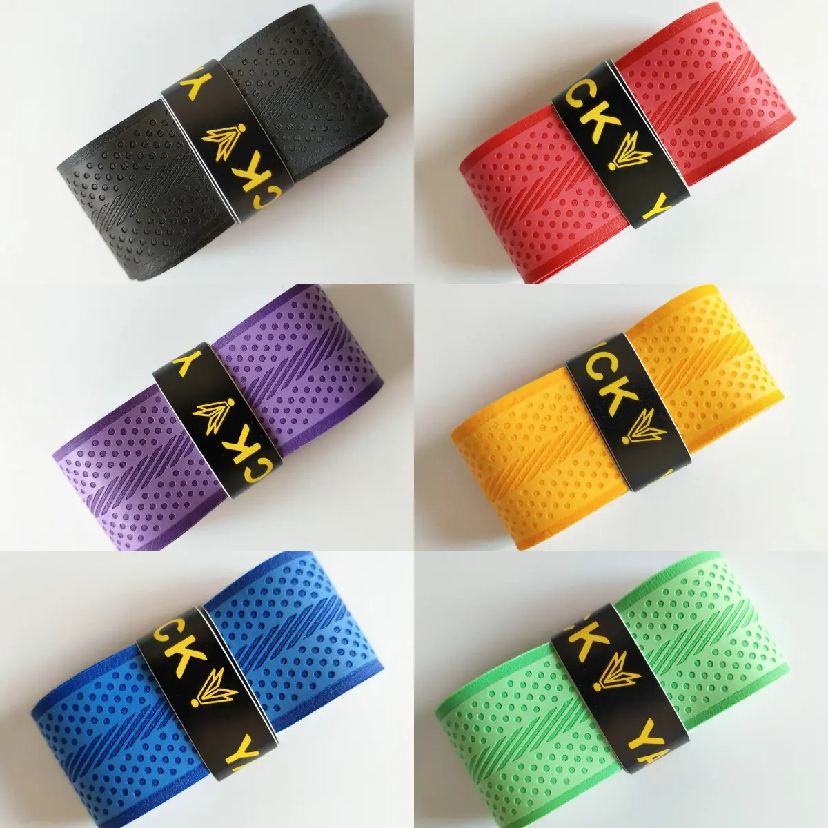 Professional Golf Grip Tape Set, Golf Accessories, Golf Gear, Durable 6-Piece Golf Grips for Better Control & Performance, Accessory for All Skill Levels, for badminton & Pickleball Racket | fishing rods | slingshots | bicycle handlebars