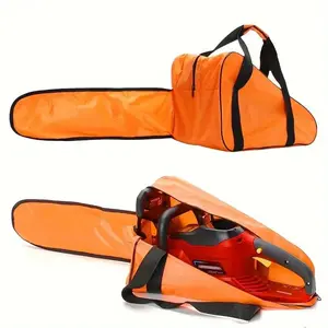 Waterproof Chain Saw Carrier Bag, Portable Tool Storage Bag, Durable Oxford Fabric Tool Organizer for 12 Inch, 14 Inch, 16 Inch Saw & Accessories