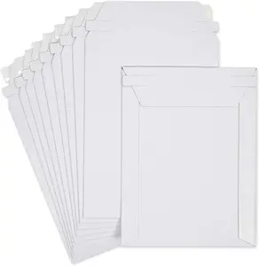 300 - 6" x 9" White CD/DVD Photo Ship Flats Cardboard Envelope Mailer Mailers