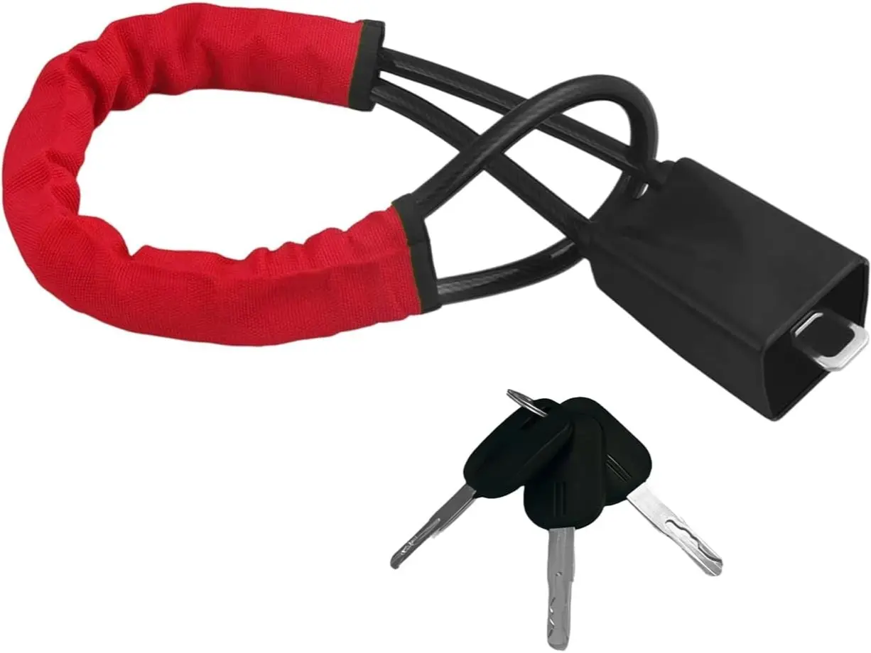 Car Steering Wheel Lock Anti-Theft Device, Seat Belt Lock, Steering Wheel Locks for Cars, Easy Installation, Universal Security Device