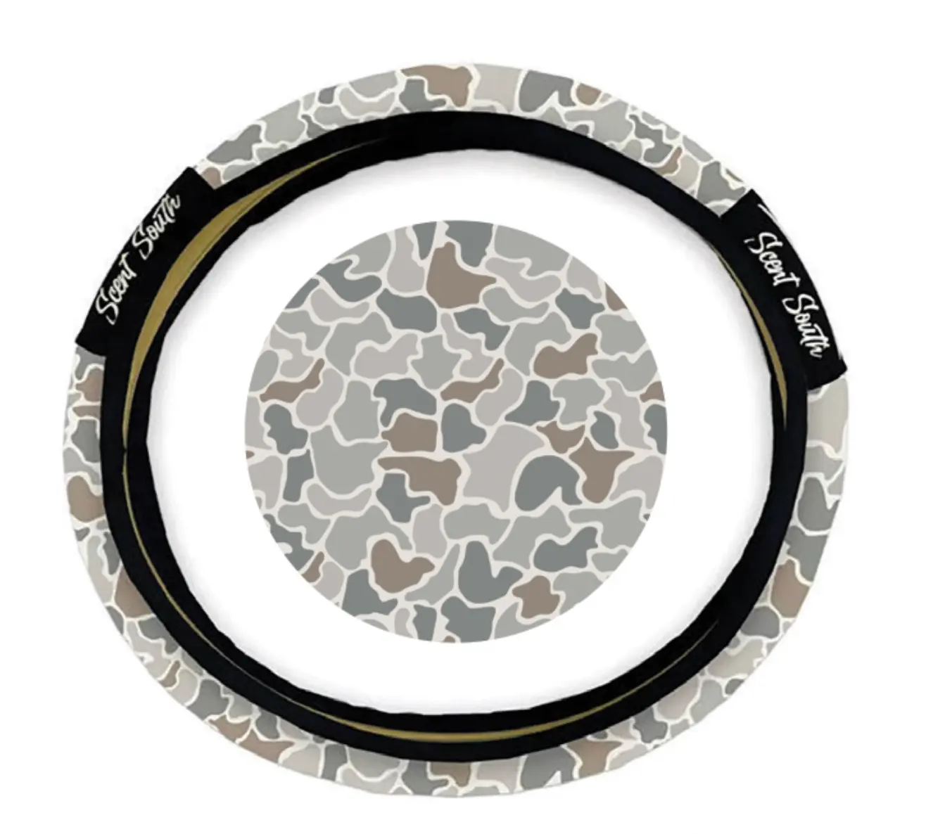 Graystone camo - Steering wheel cover