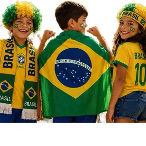 Brazil Unisex Body Flag - Casual American Flag Design for celebration Use