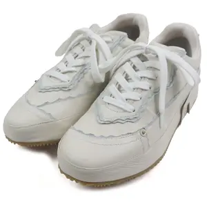Pre-owned Loewe Others Small Leather Goods Deconstructed Leather Sneakers