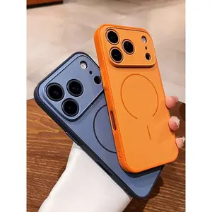 Official Skin-Feel Phone Case Premium Dual-Layer Pc+Tpu Construction Hard Outer Shell For Impact Resistance Soft Inner Layer For Shock Absorption, Ultimate All-Round Protection For iPhone 17 16 15 14 13 12