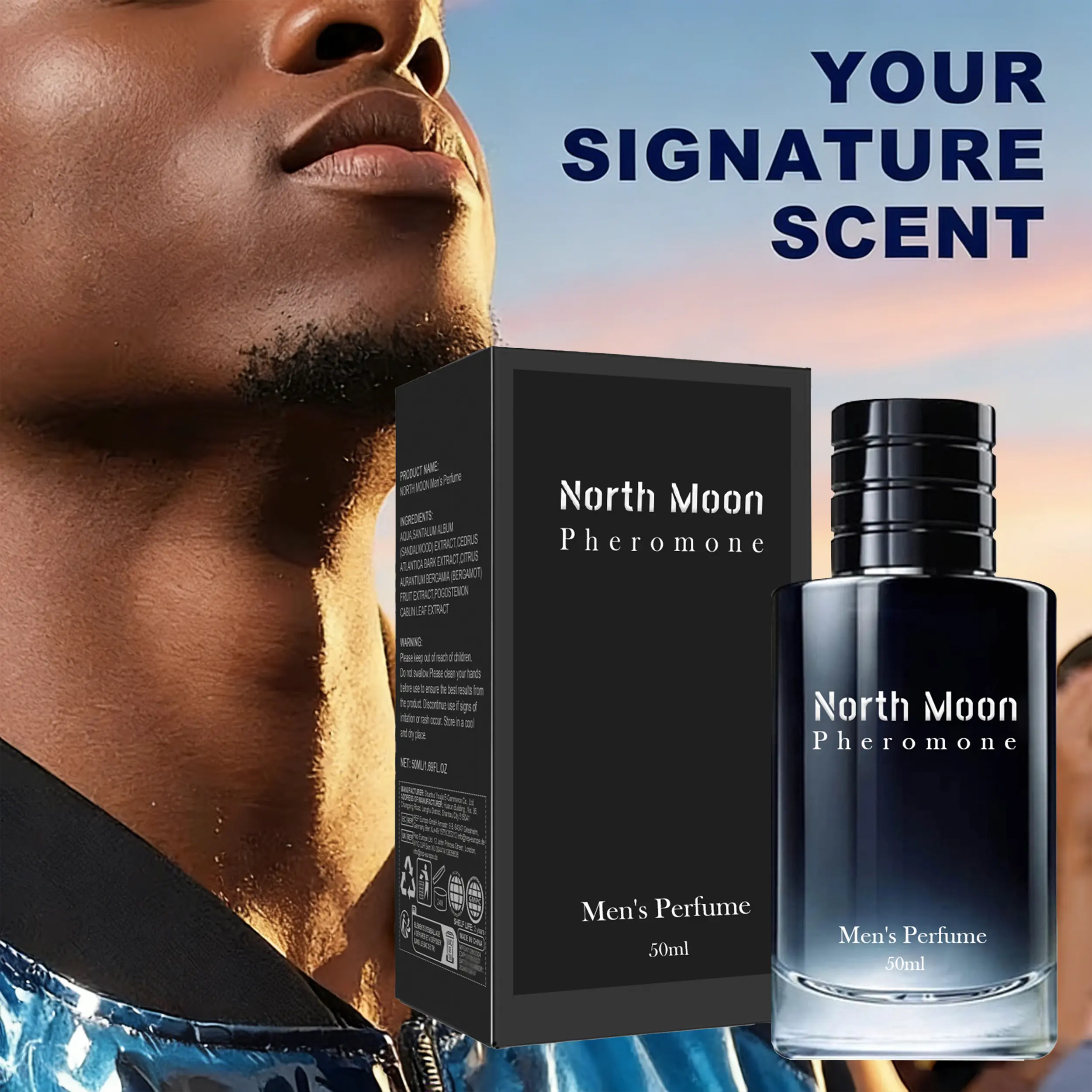 Unisex 50ml Woody Freshness Eau De Parfum - Long-Lasting, Contains Neither Harmful Additives, Fragrance Perfume Scent for Adults, Ideal Valentine's Day Gift for Dating & Daily Use