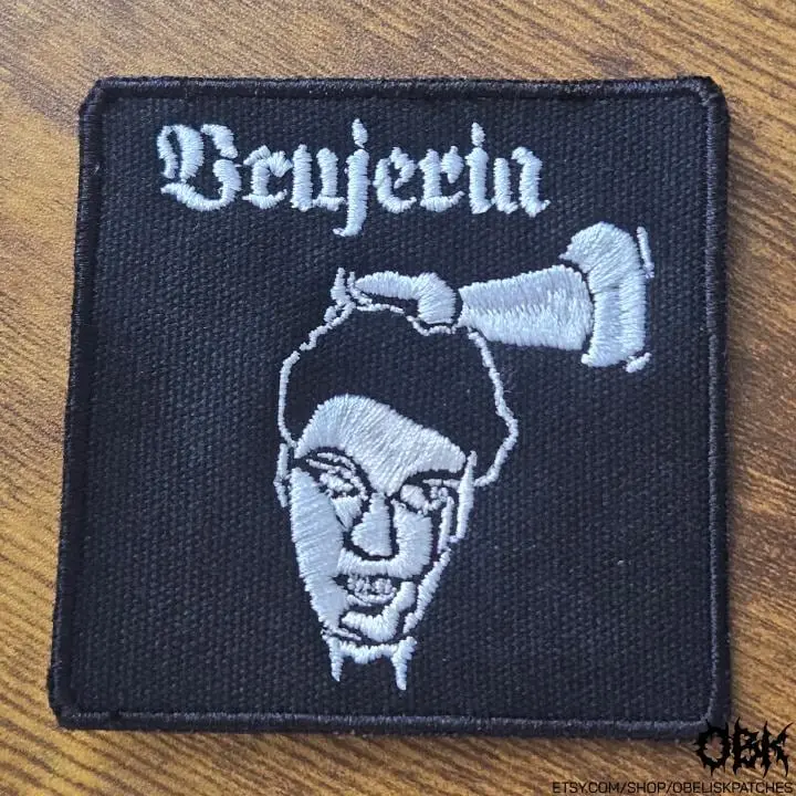 Brujeria Patch  Embroidered Canvas Patch - Multiple Sizes, Iron On, Velcro for bags, clothing