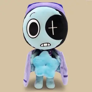 Soft Dandy's World Gourdy Plush Toy, Classic Roblox Horror Game Stuffed Plushie, Fine Craft Collectible Doll, Perfect Birthday Holiday Present for Children and Game Enthusiasts