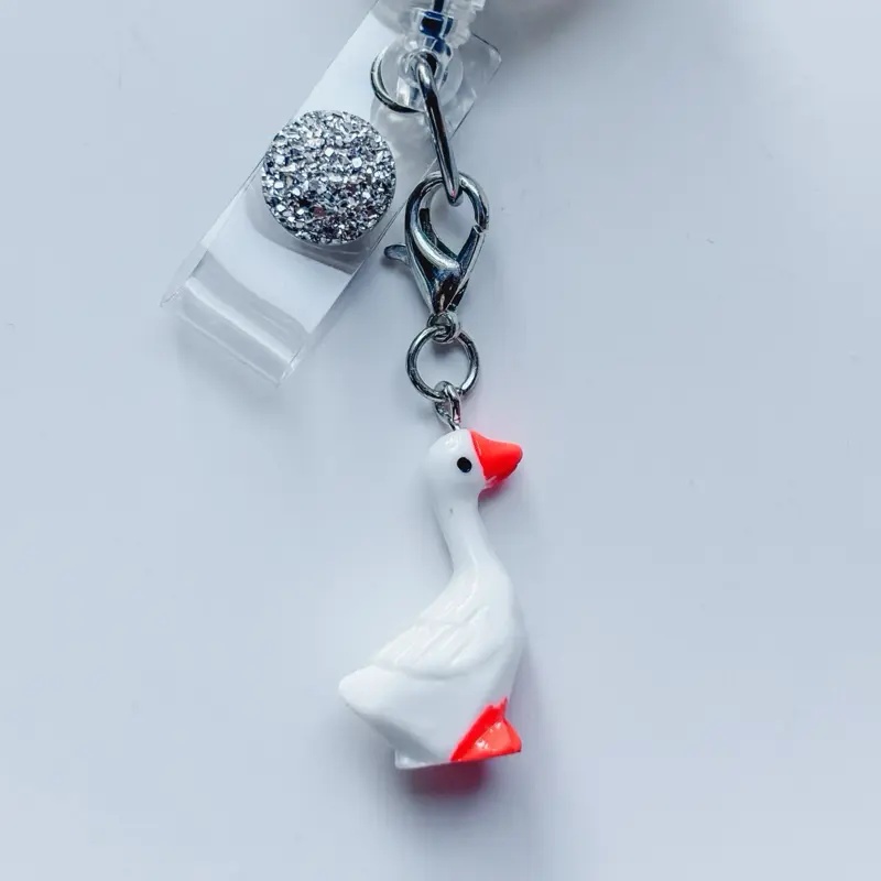 Silly Goose Badge Charm - Perfect for Accessory Enthusiasts BADGE REEL NOT INCLUDED