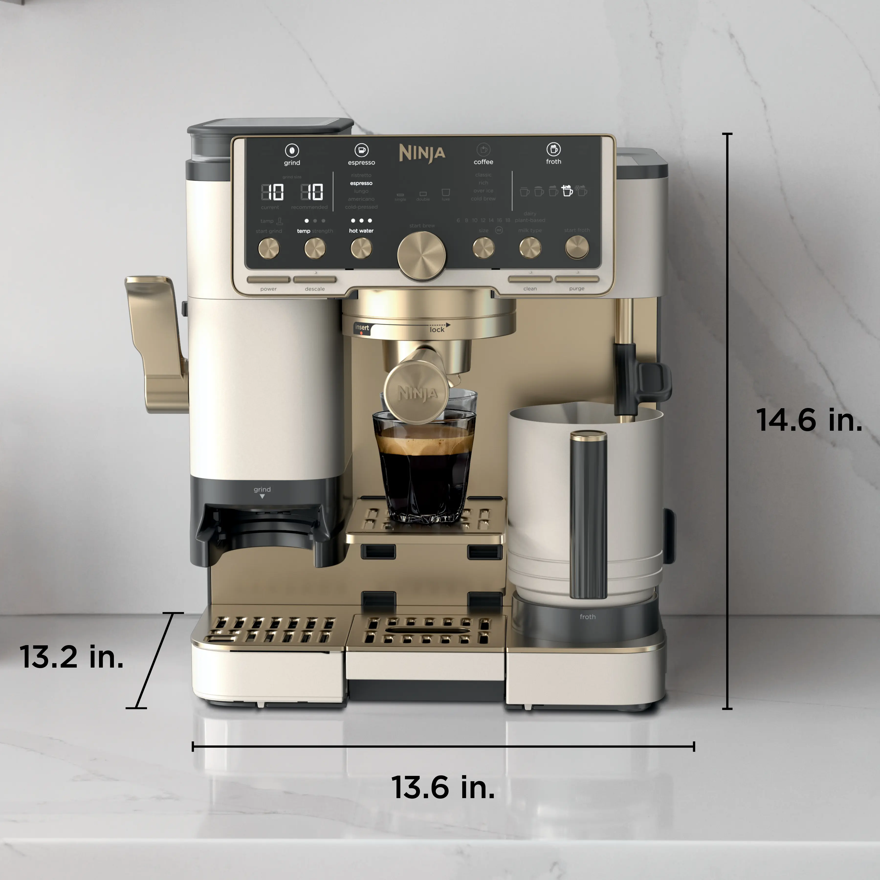 Ninja Luxe Café Pro Limited Edition Espresso Machine in Stone